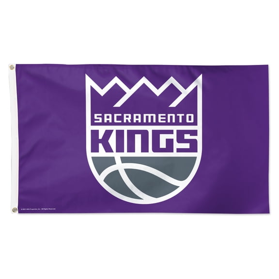 WinCraft Sacramento Kings 3' x 5' Single-Sided Deluxe Primary Team Logo Flag