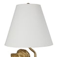 thumbnail image 4 of Home Decor Collection Catalina Lighting Golden Doodle Table Lamp with Painted Gold Finish and Tapered Linen Shade, 18"H, 4 of 10