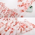 thumbnail image 5 of Vestido largo GRACE KARIN, estampado floral de verano, hombros descubiertos, XXL, blanco, 5 of 5