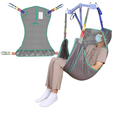 EZ Assistive Universal Full Body Patient Lift Sling, Mesh Fabric, 500 Lb Capacity, Small