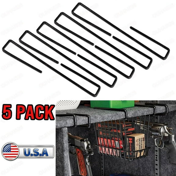 Lot of 5! Gun Safety Gun Storage Pistol/Handgun Rack Storage Solutions Hangers