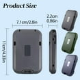 thumbnail image 3 of Thin Wallet Thin Anti Multi Functional Card Case Aluminum Bank Card Case Fashionable Bank Card Business Card Box, 3 of 7