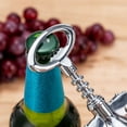thumbnail image 3 of Red Wine Corkscrew Zinc Alloy Wine Cork Opener Reusable Beer Caps Remover, 3 of 8