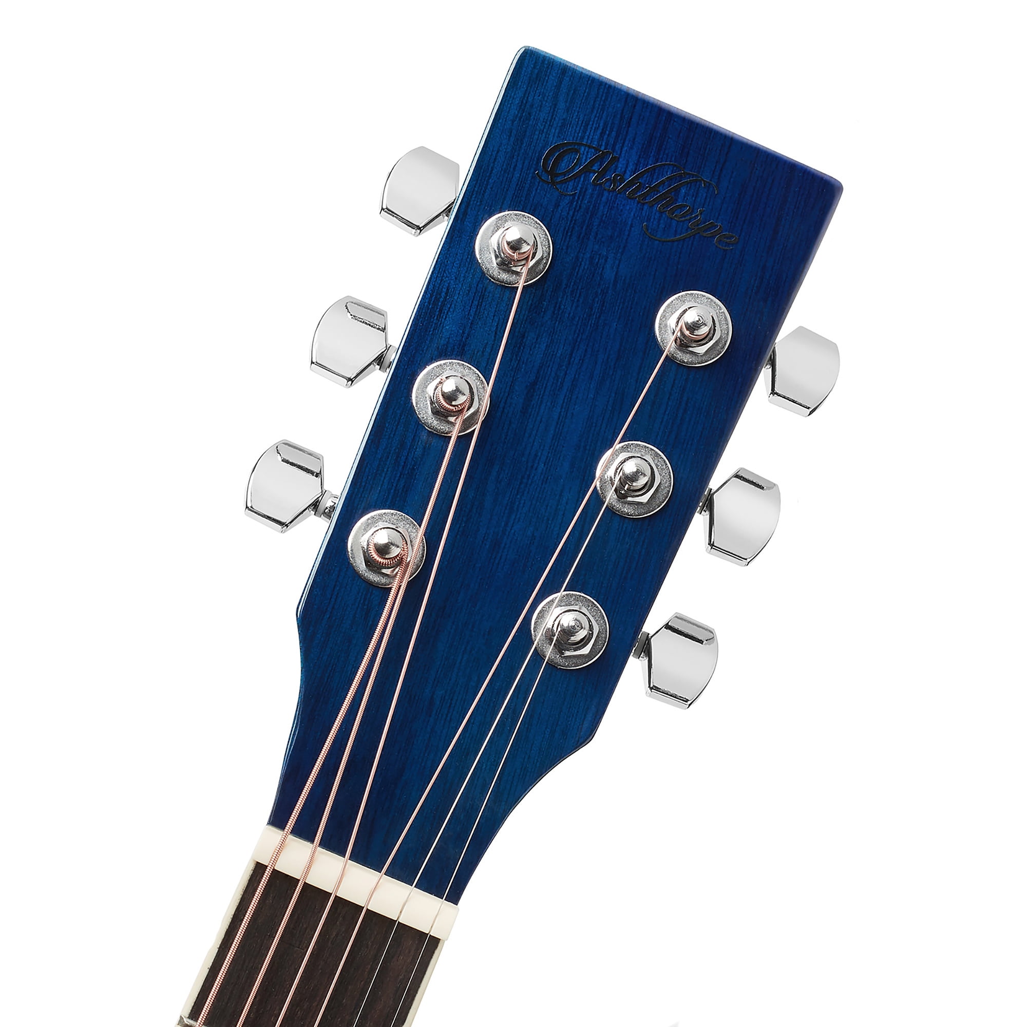 Ashthorpe Cutaway Dreadnought Acoustic Electric Guitar with 10-Watt Amp, Blue
