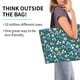 thumbnail image 2 of Balery Floral Bolsa Tote Estilo Estético con Cremalleras, Bolsa de Hombro, Bolsa de Compras Grande y Plegable, 2 of 8