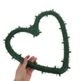 thumbnail image 4 of Raindrops Diy Heart Shaped Wreath Form Sturdy Wreath Form For Festive Wall Hanging And Creative Crafting Diy Wreath Material Decorative Heart Wreath Frame, 4 of 7