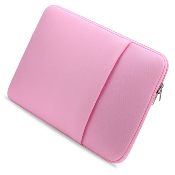 For B2015 Laptop Sleeve Soft Zipper Pouch 17'' Laptop Bag Replacement For Air Pro Ultrabook Laptop Pink