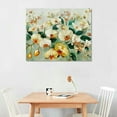 thumbnail image 2 of ARISTURING  Orchid Flower Canvas Wall Art Sage Green Floral Pictures Prints Sage Green Painting Artwork, 2 of 6