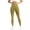 Yellow, variant on Women's Yoga Pants Solid Color High Waist Abdomen Raising Hip Shaping Naked Tight Elastic Pants Casual Daily Wear