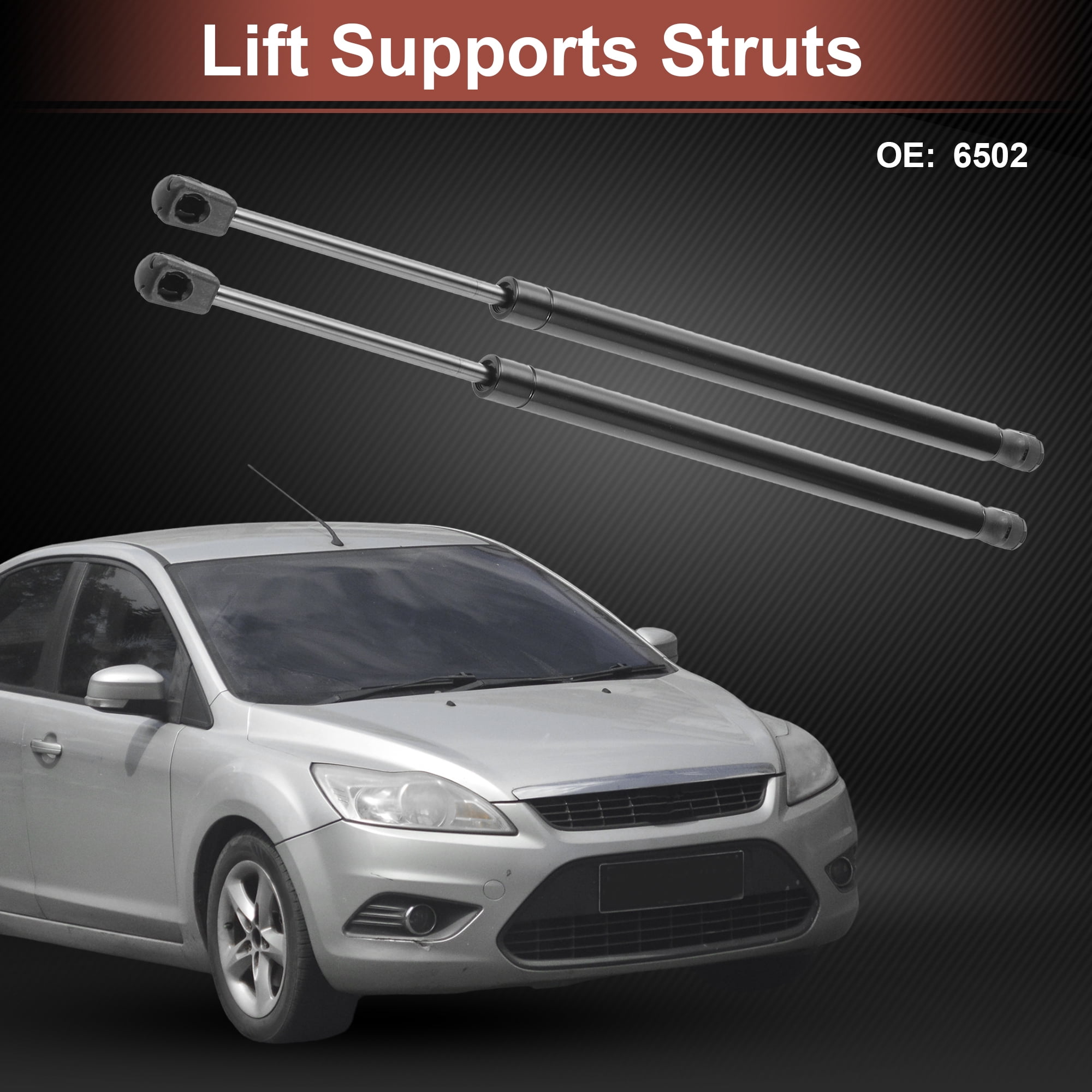 Unique Bargains 2Pcs Rear Hatch Lift Supports Gas Struts for Ford Focus 2003-2007