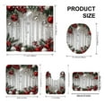thumbnail image 3 of Apeya Christmas Bathroom Set-Decorative Anti-Slip U-Shaped Mats & Shower Curtain Festive Bathroom Decor,Complete Set,Christmas Decorations Christmas Gifts, 3 of 7