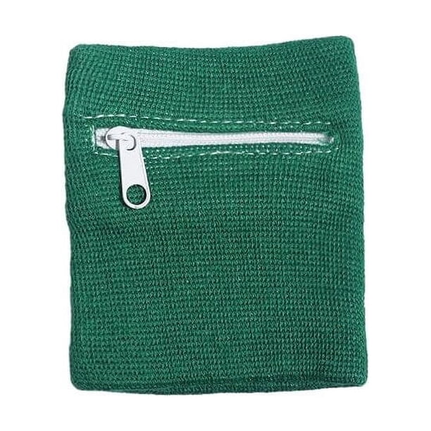 Pulsera Deportiva con Cremallera, Cartera para Entrenamiento, Bolsa de Muñeca, Bolsillo Transpirable, Banda para El Sudor, Cartera para Correr, Monedero, Llaves, Cartera, Pulsera, Bolsillo para La Mu