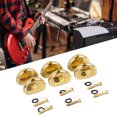 thumbnail image 1 of Folk Guitar Tuning Peg Handle, Decorative 6Pcs Fashionable Simple Installation Stable Guitar Tuning Key Button  for Replacement Black,Gold, 1 of 7