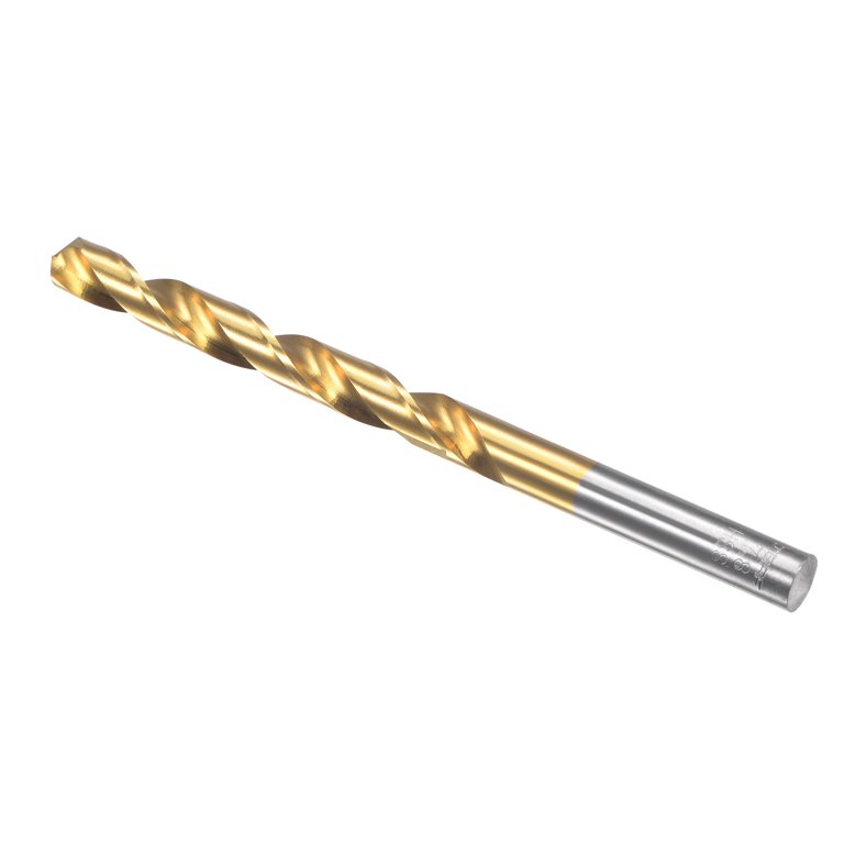 High-Speed Steel Twist Drill Bit – 7.1mm Diameter, Titanium Coated, 109mm Total Length