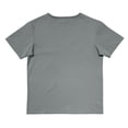 thumbnail image 5 of Yifymode Men's U Neck Short Sleeve Shirt, Tie Detail Pocket Design Casual Sports Style Top Gray XL, 5 of 6