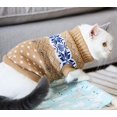 thumbnail image 2 of Ropa para gatos suéter para gatitos perros pequeños gatos ropa de punto de invierno, 2 of 4