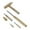 Gold, variant on Miniature Multifunctional Copper Hammer， Hammer Small Hammer 6 in Metal Hammer & Screwdriver Multitool Camping Hammer Set Screwdriver Hammers Tools Multitool