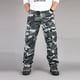 thumbnail image 1 of Puntoco Pantalones casuales largos para hombre Pantalones casuales de camuflaje con bolsillos cargo de secado rápido Pantalones tácticos largos para hombre, 1 of 4