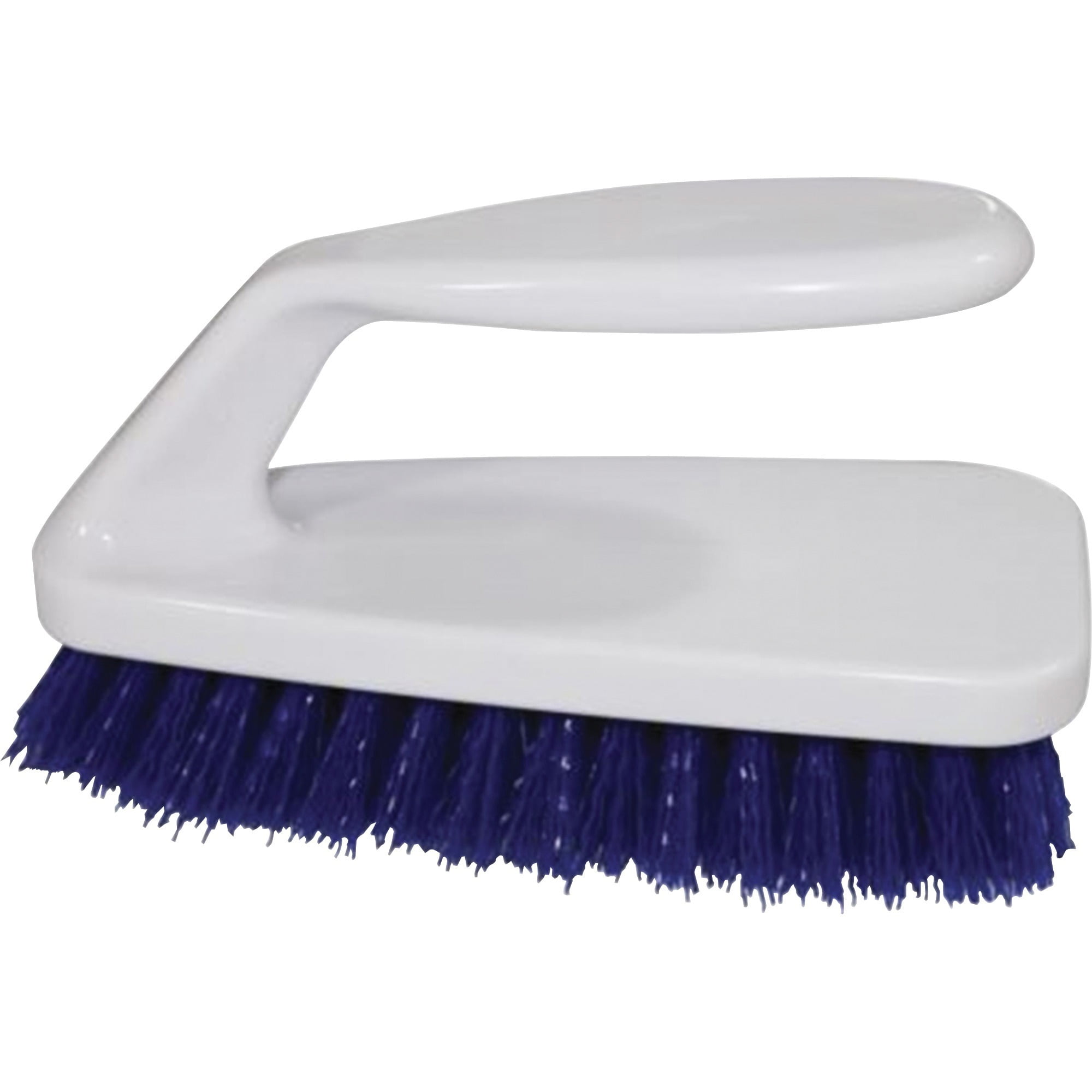 Genuine Joe Iron Handle Scrub Brush, Blue, White, 6 / Carton (Quantity