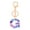 Style#G, variant on Dress Choice Alphabet Initial Letters Keychain Epoxy Initial Letter Charm Keychain For Women 26 Initial Letter A-Z Initial English Charm Key Ring For Women Girl Birthday Gifts