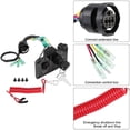 thumbnail image 3 of Sidaley El panel de montaje del interruptor de llave de un solo motor fueraborda se adapta a 704-82570-12-00 704-82570-12-00 duradero Bombillas para automóviles, 3 of 6