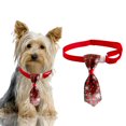 thumbnail image 1 of Nueva corbata navideña a cuadros para mascotas, gatos y perros, accesorios para mascotas, 1 of 3