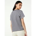 thumbnail image 5 of Free Assembly Women's Crop Box Tee with Short Sleeves, Sizes XS-XXXL, 5 of 7