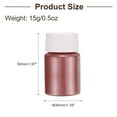 thumbnail image 2 of Uxcell 15g/0.5oz Mica Powder for Epoxy Resin Kit Casting Resin, Wine Red, 2 of 5