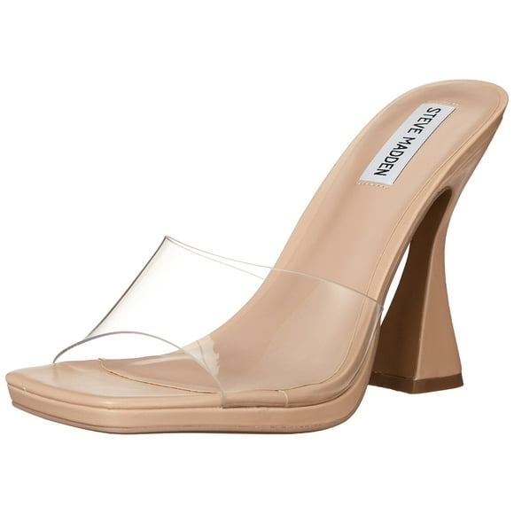 Steve Madden Women's Lipa Pump, Clear, 8