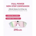 thumbnail image 3 of Running Glasses 4K POV Camera Recording Sunglasses Audio Smart Baseball Video Action Outdoor Wearable Device AI, 3 of 8