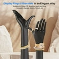thumbnail image 4 of SereneLife PP + Metal Base Jewelry Hand Display Holder, Extended Long Dummy Female Mannequin Hand 18.5 in., 4 of 5