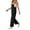 Black#01, variant on Jumpsuits for Women Oversized Spaghetti Strap Bohos Wide Leg Overalls Womens Summer Casual Solid Loose Fits Lightweight Comfy Rompers with Pockets