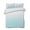 Aqua, variant on Quilts Twin Size, Aqua Ombre Stripe Soft Comforter Bedding Set for Bed, Modern Abstract Art Gradient Striped Lightweight Quilted Bedspread with Pillow Cover(2 Pieces) for All Season, 68x86 Inch