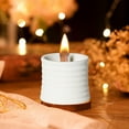 thumbnail image 4 of Gmogad Industrial Cement Candle Holder 3.35" Flameless Aromatherapy Cup for Home Decor Romantic Tabletop Centerpiece Beige Modern Ornament, 4 of 6