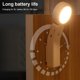 thumbnail image 4 of Luz de sensor de infrarrojos de movimiento Lámpara de pared recargable portátil de la luz nocturna inalámbrica portátil Habitación de iluminación interior Dormitorio Baño Cálido Luz AweSitey HA009697-02B, 4 of 6