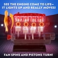 thumbnail image 3 of NATIONAL GEOGRAPHIC 4-Cylinder Engine Building Kit – 175+ Piece Working Model with Moving Parts, Clear Visible Engine Model, 3 of 6