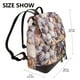 thumbnail image 2 of Fotbe Sea Shells Mochila Bolso con Estampado para Mujer, Mochila Antirrobo de Nylon Impermeable, Bolsa Ligera de Hombro, 2 of 4