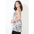 thumbnail image 4 of Catherines Women's Plus Size Breezeway Georgette High-Low Tunic Tank, 4 of 6