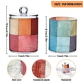 thumbnail image 4 of Ckdifva Coloful Grids Storage Jar with Lid Acrylic Organization Storage Containers Set of 2, 4 of 7
