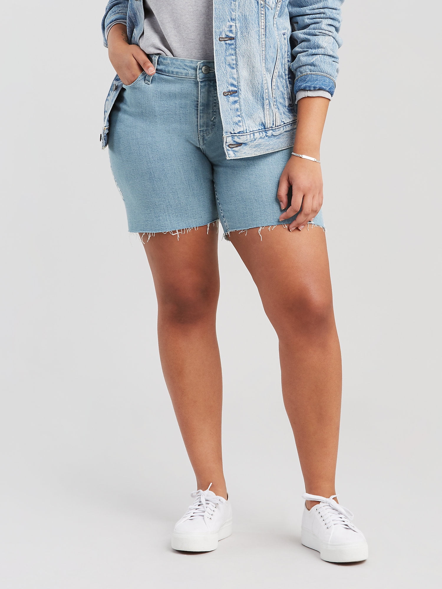 Women's Plus Size Jean Short