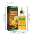 thumbnail image 3 of TUTUnaumb B7 Hair Oil Hair Growth Essence - Hair Growth Serum - Biotin Hair Regrowth Oil Prevent Hair Loss and Helps Hair Thicker, Stronger, Longer Hair Treatment Men and Women 35ml-Yellow, 3 of 9