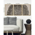 thumbnail image 5 of SHENIFY Farmhouse Vintage Wall Art Set Gray Wood Tree Ring Spirals Nature Abstract Drawings Rustic Modern Art Decor for Living Room Bedroom 11x14in3pcs Natural Framed, 5 of 5