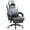 Gray, variant on GTPLAYER Big and Tall Ergonomic High Back Breathable Fabric Gaming Computer Chair with Strong Lumbar Support and Footrest, Red