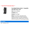 thumbnail image 2 of Front Right Window Switch - Compatible with 2007 Isuzu i-290 2008, 2 of 2