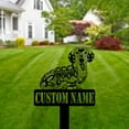 thumbnail image 3 of Handmadetneonsign Dachshund Mandala Memorial Metal With Stake, Dachshund Metal Name Sign Stake, Yard Metal Stake Decor 58782, 3 of 5