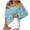 Light Blue, variant on Lenpel Women's Crochet Sweater Shirts Trendy Lightweight 3/4 Sleeve V Neck Hollow out Knit Tops Boho Beach Cover Ups(Light Blue,X-Large)