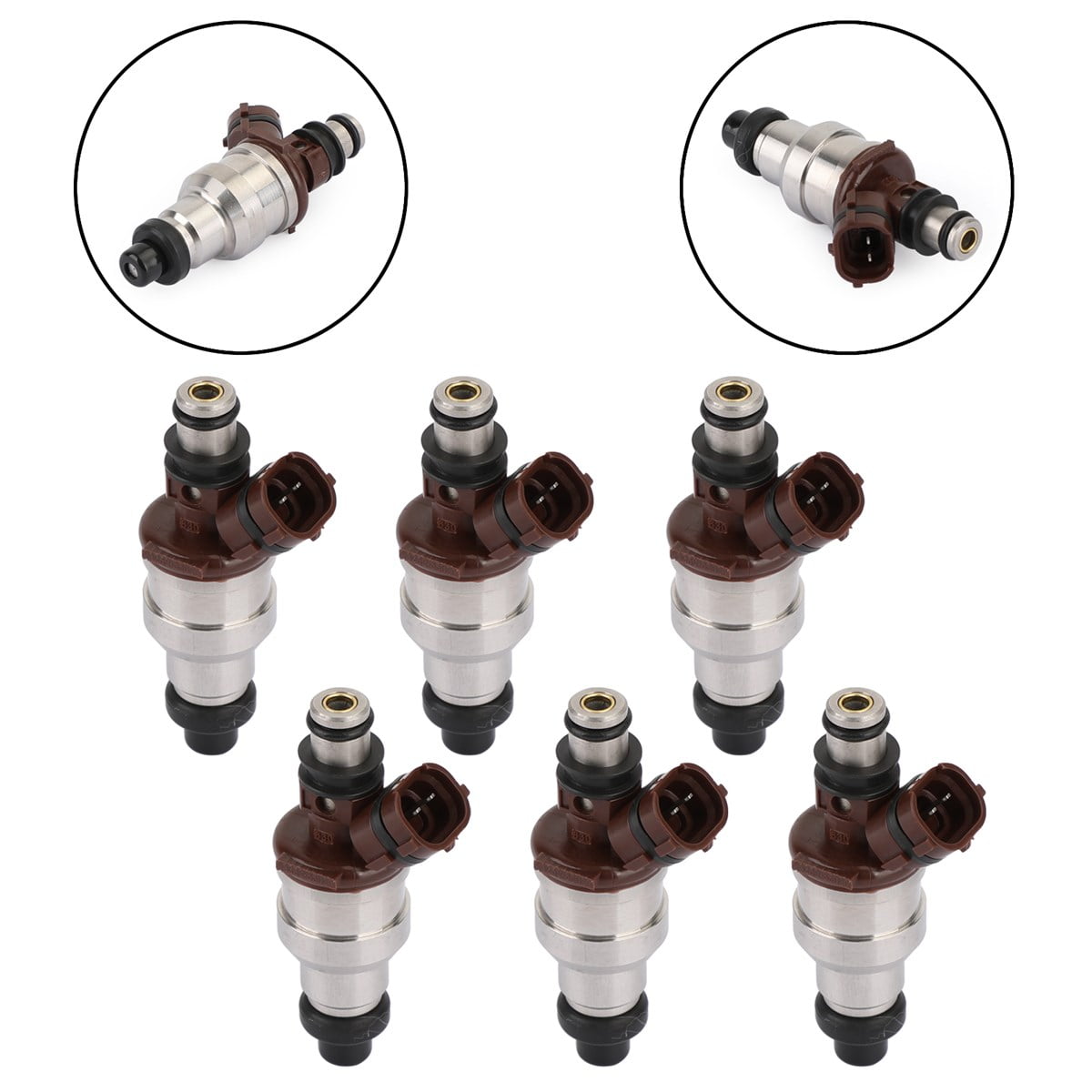 Toyota 4Runner Pickup 89-95 22RE 2.4L 4-hole upgrade fuel injectors set w/video 