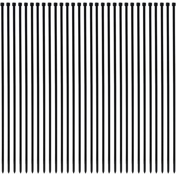 100Pcs Cable Zip Ties Plastic Wire Ties Self-Locking Black Light Duty Nylon Plastic Ties Self-Locking Black Small Zip Tie Wraps for Home Office and Workshop Indoor Outdoor Use