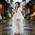 thumbnail image 4 of Kids Thickened Cloak Raincoat, Reusable Waterproof Children's Rain Poncho with Adjustable Hood, EVA Toddler Rain Cape for School, Camping, Hiking, and Travel, 4 of 9