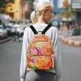 thumbnail image 7 of FORMRS Mini Backpack Purse for Women Travel Daypack Casual Shoulder Bag, Pink Abstract Floral, 7 of 7